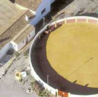 Vista aérea de la plaza de toros